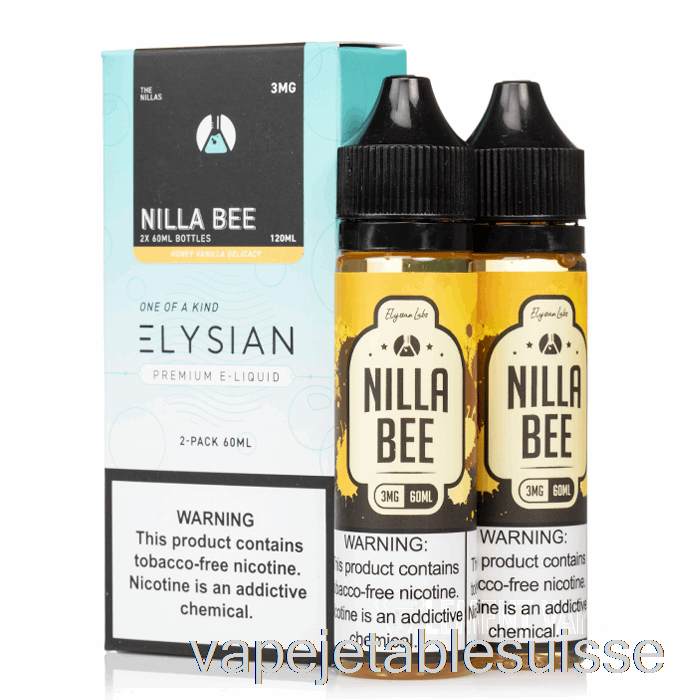 Vape Suisse Nilla Bee - Laboratoires Elysian - 120ml 3mg